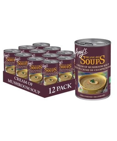 Amy s Kitchen Cream of Mushroom Soup Soy-Free Corn-Free Tree Nut-Free Kosher 12-pack (398ml per can)