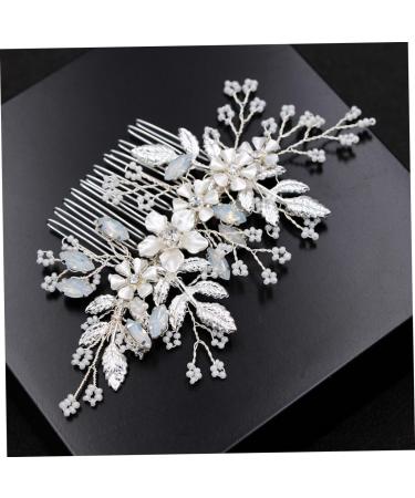 FRCOLOR Set of 3 Wedding Hair Combs Hair Accessories Wedding Hair Accessories Wedding Decoration Combs Tiara Combs Hair Comb for the Bride Rhinestone Comb Rhinestones Headpiece Millet Beads - Buy Online on GoSupps.com