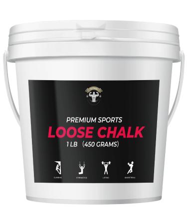 TITGGI 1 lb Gym Chalk Bucket - Includes Chalk Powder and A Chalk Ball - Multi-Purpose Hand Chalk for Rock Climbing Chalk, Gym Chalk, Weight Lifting Chalk and More