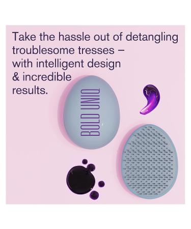 Purple Hair Mask for Blonde, Platinum, Bleached, Silver, Gray Hair + Detangling Brush Bundle | Neutralize Yellow Tones, Condition Dry Hair | Cruelty-Free & Vegan - Buy Online on GoSupps.com