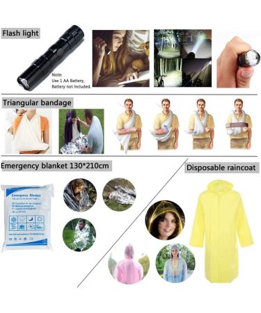 Deftget Mini Survival First Aid Kit - Emergency Medicine Bag for Home, Car, Camping & Travel - Buy Online on GoSupps.com