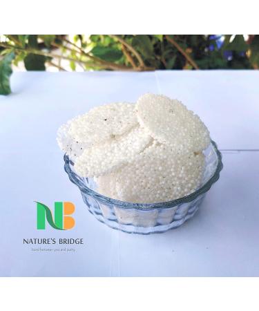 Nature's Bridge Homemade Dry Sabudana Sago Papad (200 Gm) / Upwas Friendly Topioca Papads / Fryums_Packing May Vary - Buy Online on GoSupps.com