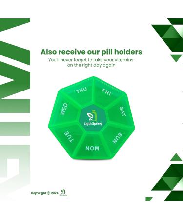 Ginger Root 550 mg 100 Vegetarian Capsules with Bundle Exclusive Vitamins & Minerals - A to Z - Better Ligth&Spring Guide - Buy Online on GoSupps.com