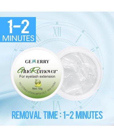 GEMERRY Cream Lash Extension Remover 10g - Gentle Eyelash Glue Remover for Sensitive Skin - Fast Dissolve Formula for Lash Extensions (Cantaloupe - Buy Online on GoSupps.com