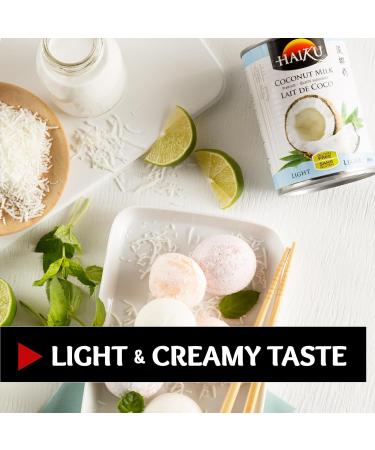 Light Coconut Milk Haiku Less Fat Premium Asian Cuisine Great Tasting Add to Your Favourite Dish Dairy Free Gluten Free 398ml - Buy Online on GoSupps.com