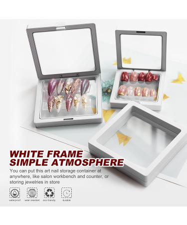 Lurrose 3Pcs Nail Art Storage Box Set - Jewelry Tablets & Empty Nail Tips Container for Ultimate Nail Decoration Organization - Buy Online on GoSupps.com