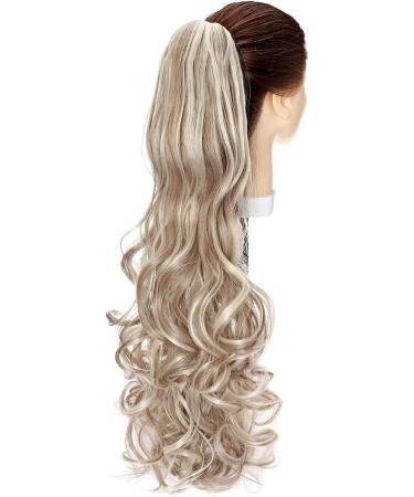 S-noilite 24 Inch Curly Clip In Ponytail Extension Blonde Hairpiece 155g for Women - Buy Online on GoSupps.com