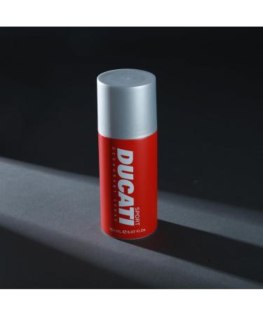 Ducati Sport Deodorant for Men - Amber Fougere Scent with Lavender Bergamot & Sandalwood - Perfect for Active Lifestyles - 5.07 oz - Buy Online on GoSupps.com