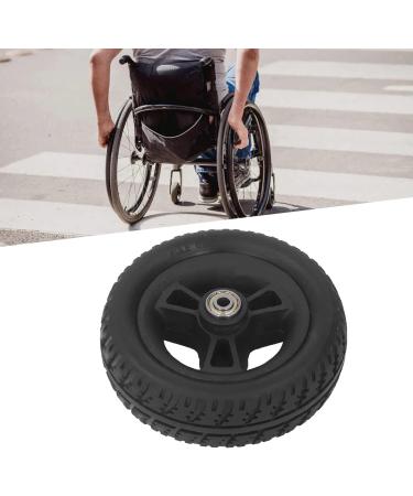 6 Inch Replacement Wheelchair Wheels for Walkers Rollator Walker Anti Slip Replacement Casters Rollers Wheels Universal Wheelchair Replacement Wheel Accessories Black - Buy Online on GoSupps.com