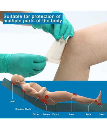 Hysimedy Silicone Foam Dressing 4x4 with Border 10 Pack - Waterproof & High Absorbency Wound Care for Pressure Sores, Bed Sores, Leg Ulcers, Diabetic Ulcers - Buy Online on GoSupps.com