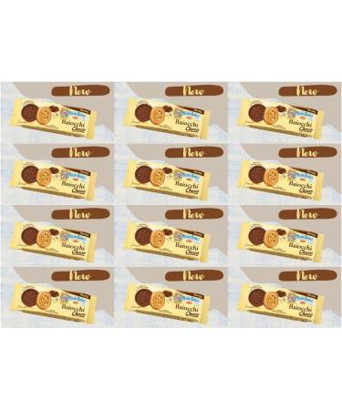 Mulino Bianco Biscuits Baiocchi Chocolate Individual Portions | Italian Biscotti Snacks 144gr | 6 Individually Wrapped Portions With 2 Biscuits Each (2x144g (12 portions)) - Buy Online on GoSupps.com