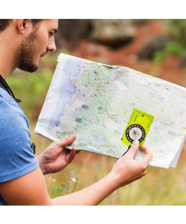 INMAKER Compass  Compass Hiking with Survival Whistle  Luminous Compass Gift for Kids  Apply to Outdoor Survival  Camping and Navigation Green - Buy Online on GoSupps.com