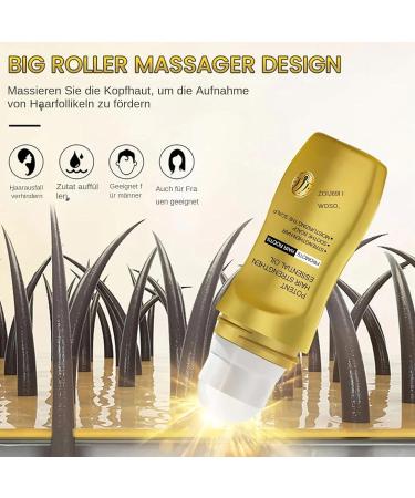  Generisch Scalp Thickening Oil Roller 50ml Scalp and Hair Strengthening Oil | Repair Oil for Damaged Hair Scalp Care Roller Applicator - Buy Online on GoSupps.com