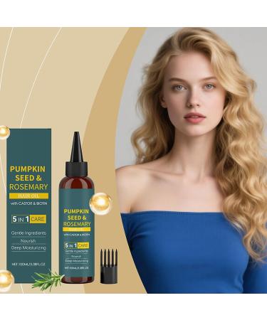 Nourishing Hair Oil | 100ml Nourishing and Volumizing Oil | Non-Greasy Restructuring Treatment for Damaged Hair | For Women and Men | Travel - Buy Online on GoSupps.com