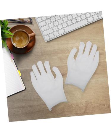 minkissy 12pairs Gloves Jewelry Glove Santa Cosplay Costume Wax Bath Mittens Christmas Santa Costume Paraffin Wax Mittens Work Glove Moisturizing White Cotton Yarn Labor Protection Cotton - Buy Online on GoSupps.com