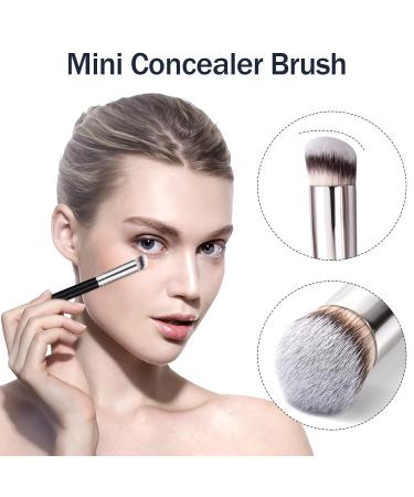 Make-up Brush Set: Soft Synthetic Concealer & Foundation Brushes for Flawless Application - 2 Pieces - Buy Online on GoSupps.com