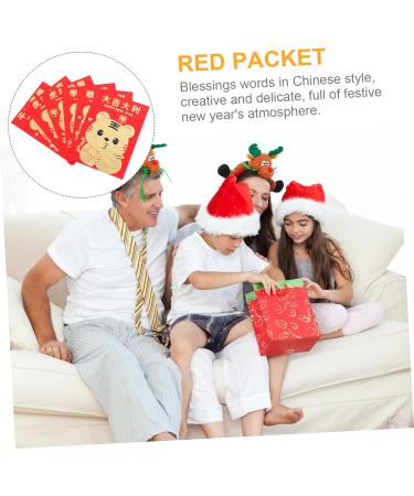 ABOOFAN 120 Pcs New Year Gift Money Packet red envelopes 2022 Blush Year red Envelope Gift Bag Wallet Purse Wedding envelopes Packet Gift Envelope Envelope Spring Festival Supplies Makeup - Buy Online on GoSupps.com