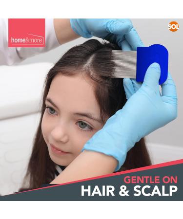 2pk Metal Nit Comb for Headlice Treatment | Kids & Adults | Long Thick Hair | Lice Combs for Effective Nit Removal - Buy Online on GoSupps.com