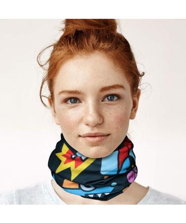 Club of Heroes Dragon Hose Scarf | Soft Microfiber Multifunctional Bandana Neckerchief for Kids | Seamless 25x50 cm Animal Motif Loop Scarf - Buy Online on GoSupps.com