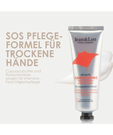 Jean & Len Vegan Hand Cream for Dry Hands - Moisturizing Care Formula 75ml - Buy Online on GoSupps.com