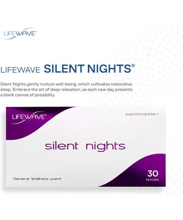 LifeWave Silent Nights Patches - Patented Form of Phototherapy - A Healthy Sleep Enhancer - 30 Patches in Sleeve - No Drugs, or stimulants - Buy Online on GoSupps.com