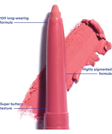  3ina 3INA MAKEUP The Automatic Lip Pencil 362 Pink Long Lasting Retractable Lip Pencil Waterproof Lip Liner with Sharpener Vegan Cruelty Free - Buy Online on GoSupps.com