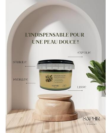  G n rique SAPHIR D'ORIENT Black Soap - Morocco - Beldi Soap - Scrub - 100% Natural - 200g - Buy Online on GoSupps.com