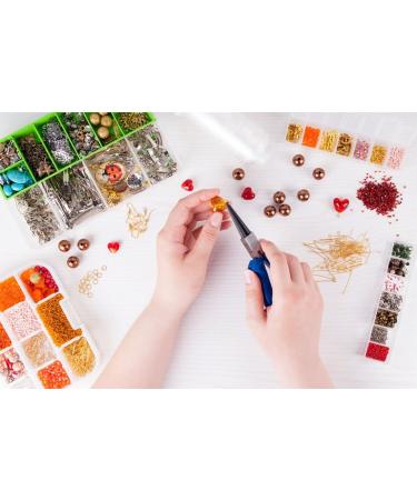 Paxcoo 1500Pcs Silver Jump Rings with Lobster Clasps, Jewelry Pliers - Jewelry Making Supplies & Necklace Repair Kit - Buy Online on GoSupps.com