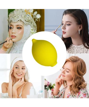 Fruit Shaped Cosmetic Sponge Blender Foundation Beauty Sponge Beauty and Makeup Sponge Multipurpose Cosmetic Sponge Cosmetic Tool for Women Girlfriend Mother Wife lemon beauty egg - Buy Online on GoSupps.com