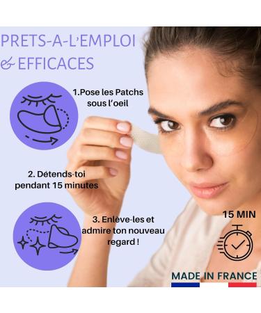 Littorelle 1x Eye Mask Hydrogel Patches with Cornflower Floral Water - Made in France - Moisturise Soothe and Illuminate the eyes - Anti-dark circles - Anti-puffiness - Tired Eyes Care - Buy Online on GoSupps.com