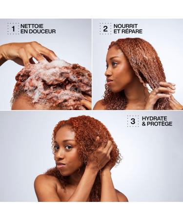 REDKEN Curl Repair Shampoo Restores & Enhances at the Molecular Level Concentrated Formula with Citric Acid & Glycine Damaged Curly to Frizzy Hair Acidic Bonding Curls 300ml - Buy Online on GoSupps.com