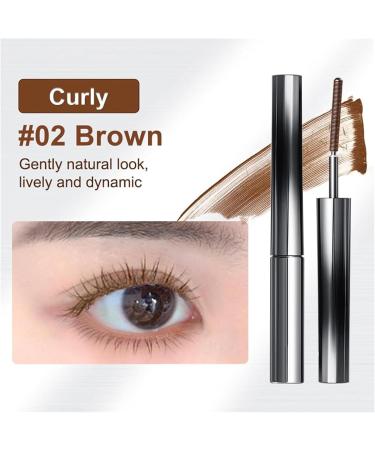 Just Doll Curling Iron Mascara Jully Doll Mascara Judy Dahl Mascara Curling Iron Mascara Metal Mascara Wand 3D Curling Eyelash Iron Mascara Bristle Less Iron Brush Mascara (A-Brown) - Buy Online on GoSupps.com