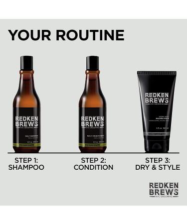 Redken Brews Molding Paste for Men - High Hold  Natural Finish  5 Fl. Oz - All Hair Types - Buy Online on GoSupps.com