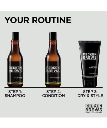 Redken Brews Daily Conditioner for Men - Softens All Hair Types - 33.8 Fl Oz - Buy Online on GoSupps.com