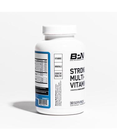 Strong Multi-Vitamin for Improved Cognitive Health, Memory, Focus, Mood, and Stress - 30 Servings - Buy Online on GoSupps.com