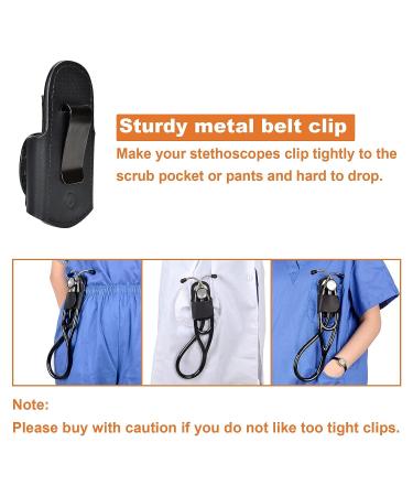 iGuerburn Stethoscope Holder for Nurses - Hip Clip for MDF ADC Littmann Stethoscopes - Left-Handed - Black - Buy Online on GoSupps.com
