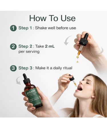 Josaine Thyroid Support Drops with Ashwagandha Selenium Zinc & Iodine Daily Wellness & Energy Support - Buy Online on GoSupps.com