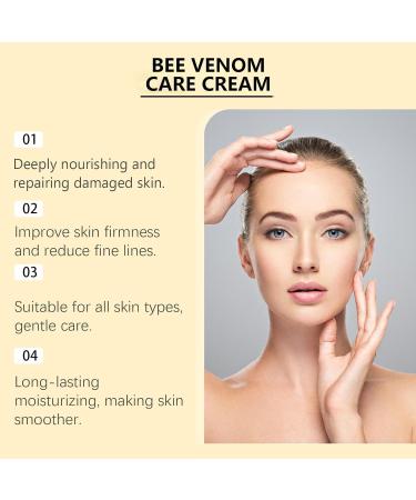 homomdy Bee Venom Multi Effect Cream Bee Venom Comprehensive Cream Antiaging Firming Lift Tightens Loose Skin Regains Elasticity Powerful Repair and Hydration 1pcs - Buy Online on GoSupps.com