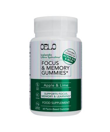 ORLO Focus & Memory Gummies Brain Health & Cognitive Support for Adults with Lion s Mane Mushroom L-Theanine & Phosphatidylserine Nootropic Supplement for Focus Clarity & Memory 60 Vegan Gummies