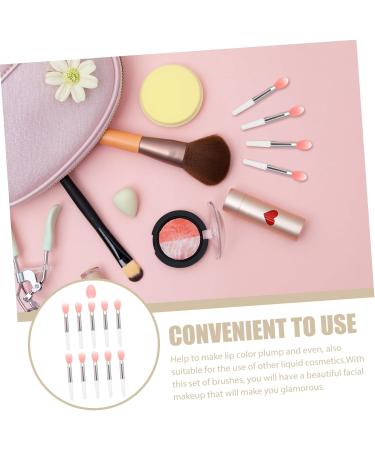 HAPINARY 1 Set Lip Mask Brush Silica Gel Girl Dust Jacket Pink - Buy Online on GoSupps.com