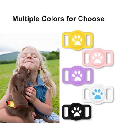Coholl Protective Cover for Apple AirTag - 3 Pack Silicone Shell for Pet Collars GPS Finder Case for Dogs & Cats Bright Pink & Purple Holders for Kids & Seniors - Buy Online on GoSupps.com