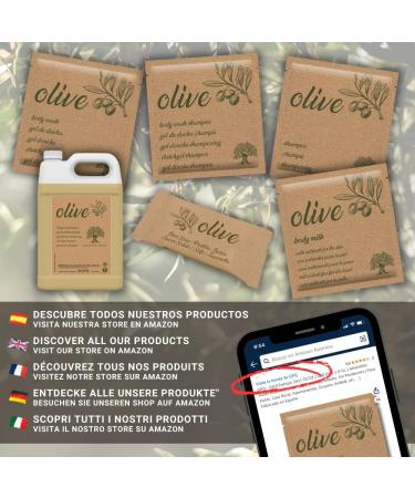 GPQ GESPROQUIMIA SL GPQ OLIVE shower gel 400 pieces x 8 g 93 natural origin amenities hotel with olive oil without parabens for hotel rural house apartment cruise B & B etc - Buy Online on GoSupps.com