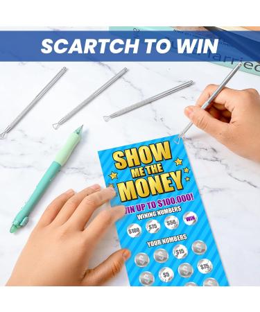 Sibba Lottery Scratcher Ticket Set - 4 Metal Label Scrapers & Cuticle Pushers | Reusable Nail Tools for Gel Polish Removal & Massaging  - Buy Online on GoSupps.com