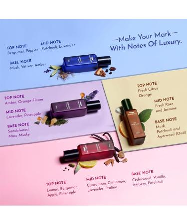 Park. Avenue Luxury Perfume Gift Set for Men 4x20 ml | Euphoria Conquer Harmony & Oud Perfume | Eau De Parfum | Premium Luxury Perfume for Corporate Man | Perfume for men Long Lasting Smell - Buy Online on GoSupps.com