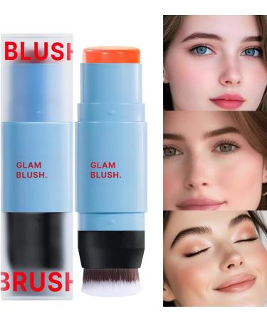  Bexdug Creamy Blush Stick | Lightweight Multi-Use Stick for Lips & Cheeks | Long-Lasting Moisturizing Makeup with Dual Ends for Travel and Office - Buy Online on GoSupps.com