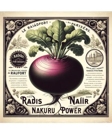 NAKURU | Black Radish | 90 Tablets of 500mg | Power Range | Made in France | The Horseradish of Parisians!  - Buy Online on GoSupps.com