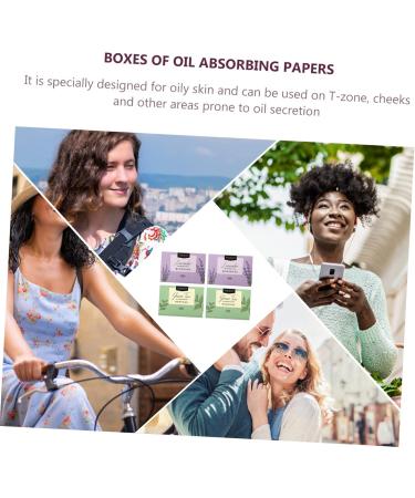 Angoily 8 Boxes Facial Oil Blotting Paper Oil Remover for Face Makeup Blotting Papers Beauty Blotters Face Cleaning Tissue Oily Oil-Absorbing Paper Cleansing Paper Men and Women - Buy Online on GoSupps.com