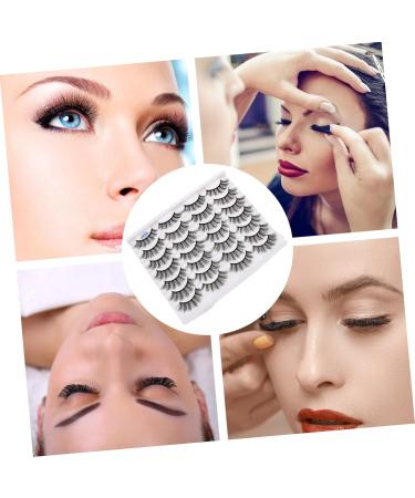 Beatifufu 1 Box 5d False Eyelashes No Glue Eyelashes Artificial Eyelashes Wispy Eyelashes Faux Eyelashes Pesta as Postizas Naturales Stick on Fake Eyelashes Cosmetic Eyelashes Chemical Fiber - Buy Online on GoSupps.com