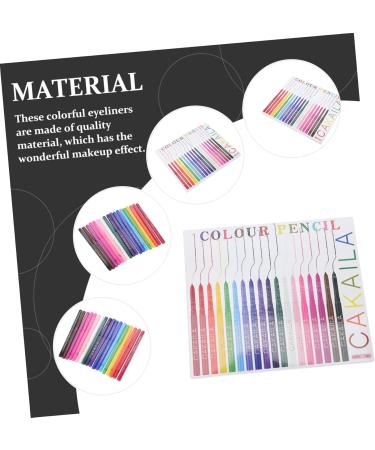 Mikinona 18pcs Eyeliner Eye Makeup Accessories Woman Makeup Tools Eye Shadow Stick Make up Girl Abs Supplies - Buy Online on GoSupps.com