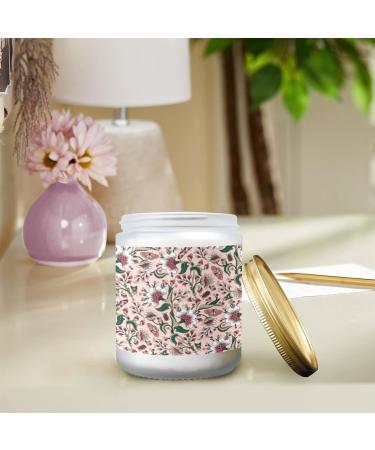 Orange Lemon Scented Candles - Aromatherapy Jar Candles Gift Set - Long Lasting 7 oz - Perfect Birthday Gifts for Women - Paisley Flowers - Buy Online on GoSupps.com